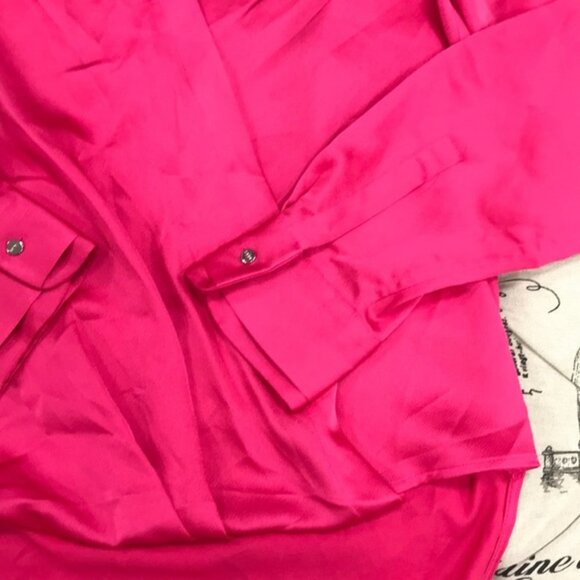 DKNY Wrap Style Blouse - Picture 3 of 8